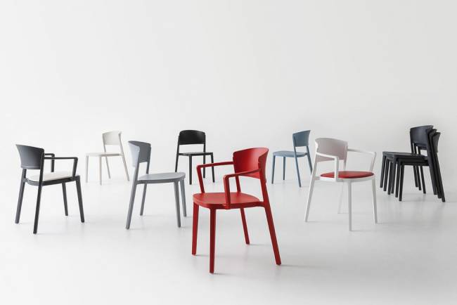 Кресло пластиковое Abuela B белый 580х525х765 мм Кресло пластиковое Abuela B белый 580х525х765 мм