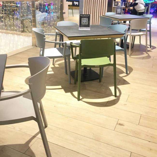 Кресло пластиковое Abuela B белый 580х525х765 мм Кресло пластиковое Abuela B белый 580х525х765 мм