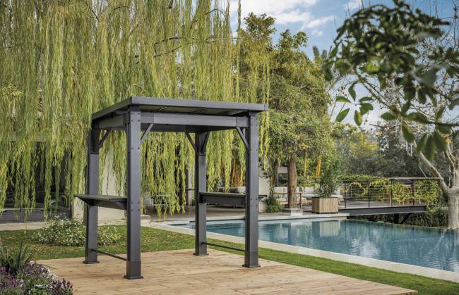 Беседка "Гриль" Grill Gazebo Graphite