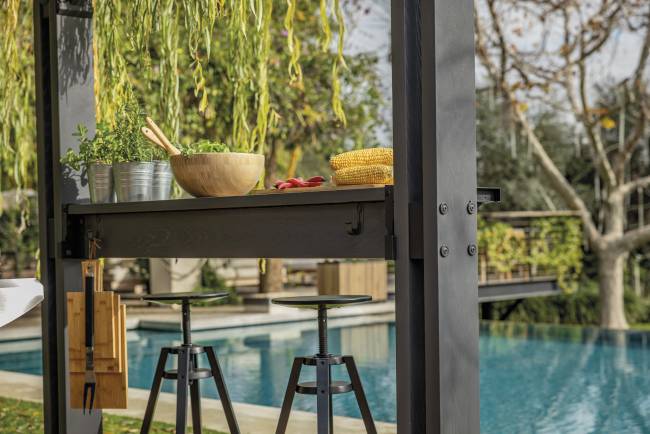 Беседка "Гриль" Grill Gazebo Graphite