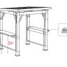 Беседка "Гриль" Grill Gazebo Graphite
