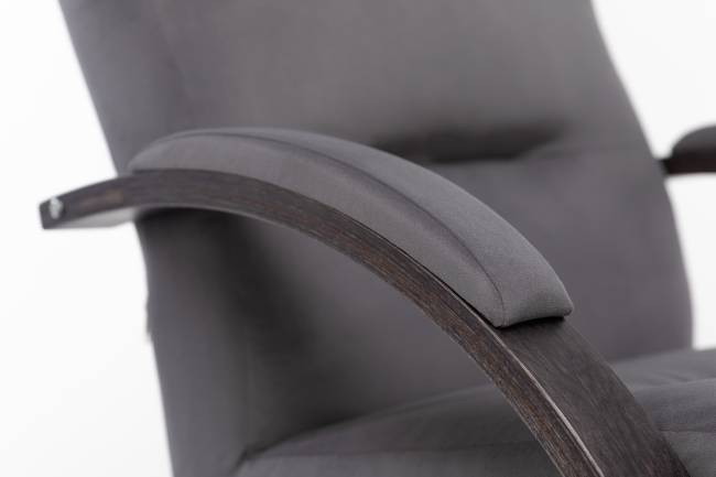 Кресло-качалка Leset Милано Венге текстура V32 серый Кресло-качалка Leset Милано Венге текстура V32 серый