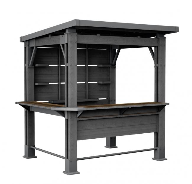 Беседка "Бар" Bar Gazebo Graphite