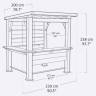 Беседка "Бар" Bar Gazebo Graphite