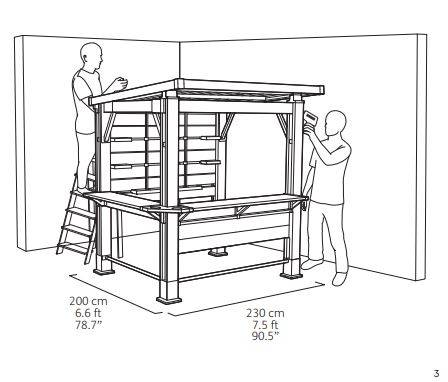 Беседка "Бар" Bar Gazebo Graphite