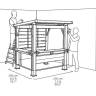Беседка "Бар" Bar Gazebo Graphite