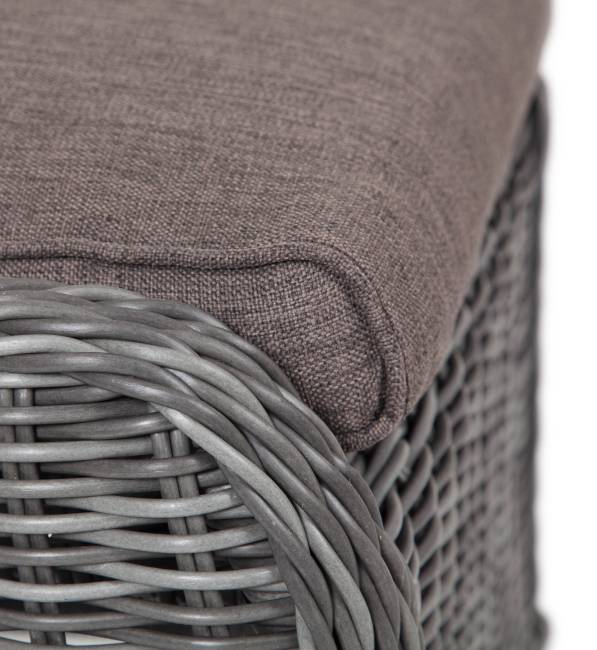 "Толедо" пуф плетеный, цвет графит