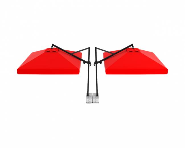 Зонт профессиональный двухкупольный 9.5х4 м Banana Plus Double 9500х4000 мм