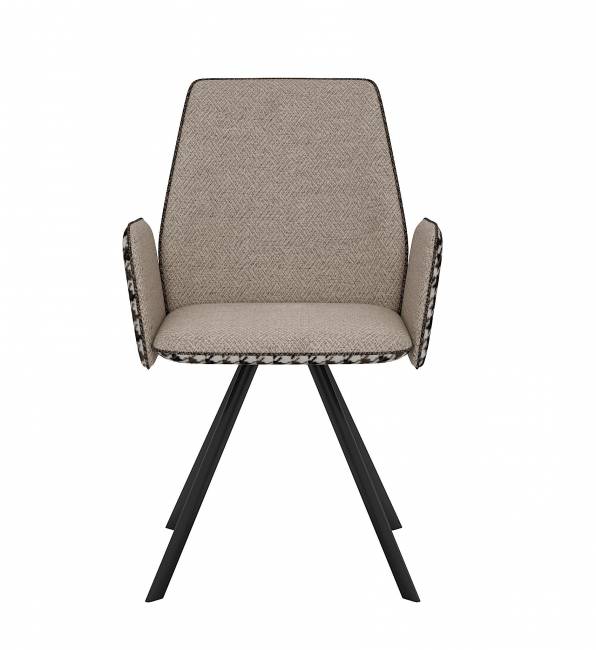 Стул DikLine 293 поворотный SB4/A2 бежевый, ножки черные