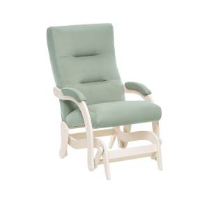 Кресло-маятник Leset Дэми Слоновая кость V14 бирюзовый