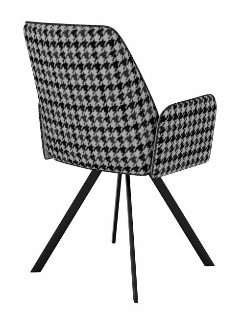 Стул DikLine 293 поворотный SB6/A3 св.сер, ножки черные,