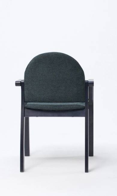 Стул-кресло Джуно 2.0 чёрный/зелёный